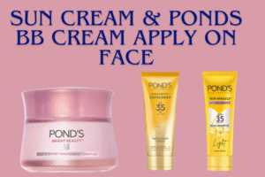 Can I apply a sun cream and a Pond’s white beauty cream together?